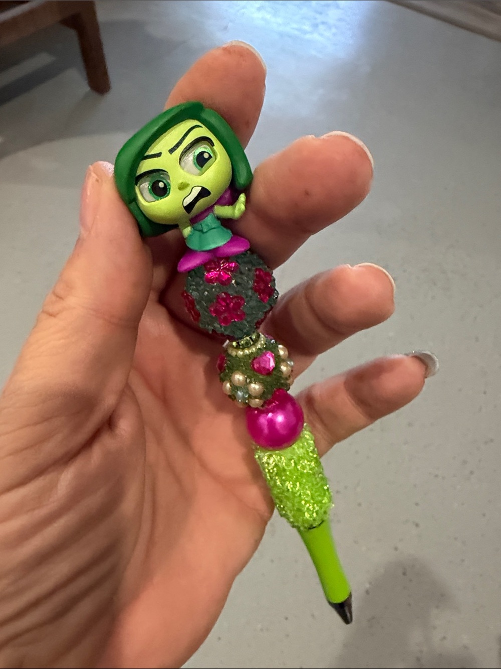 Handcrafted Pen-DISGUST Inside Out